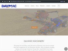 Tablet Screenshot of davimac.com.au